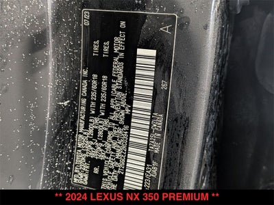 2024 Lexus NX 350 Premium
