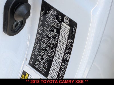 2018 Toyota Camry XSE