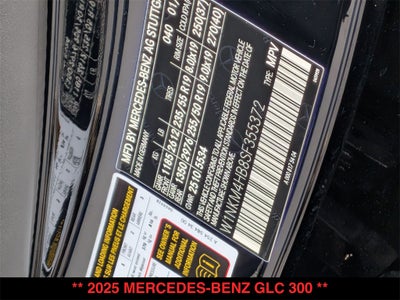 2025 Mercedes-Benz GLC GLC 300 4MATIC®